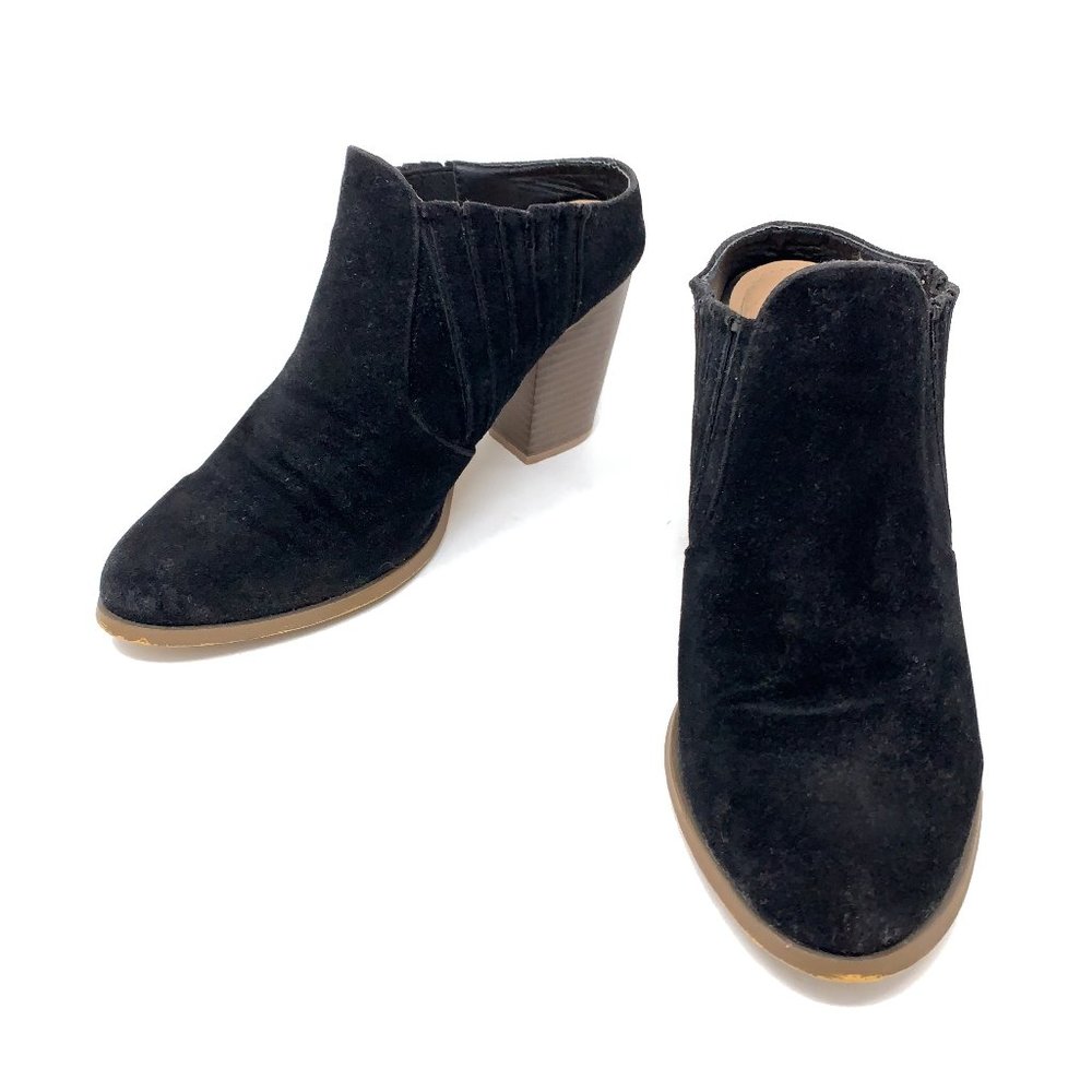 Yoki Suede Mule Heels Sz 8.5 Booties